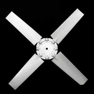 Ventilateur en plastique à flux axial du fabricant OEM avec 4 pales en nylon pour compresseurs d'air - Product Image 5