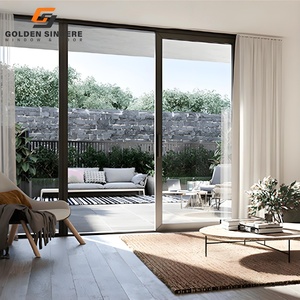 GS Porte coulissante moderne en alliage d'aluminium à cadre mince pour patio - Product Image 5