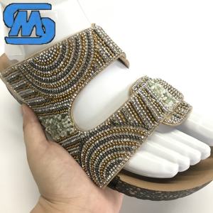 Parte superior de estilo <span class=keywords><strong>Birk</strong></span> marrón chocolate, parte superior de sandalia adornada con diamantes de imitación - Product Image 6