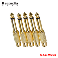 Adaptateur audio stéréo pour casque GAZ-MC01, prise mâle 6,5 mm vers prise femelle 3,5 mm
