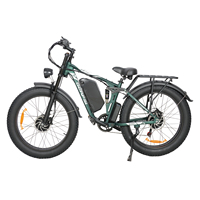Vélo électrique à pneus larges 3000W AWD à double moteur, batterie amovible longue portée 52V 32Ah, en stock aux États-Unis, en UE et au Canada