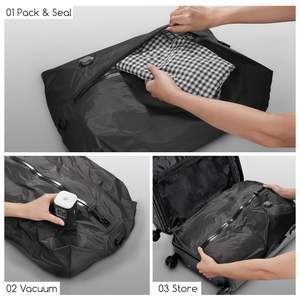 กระเป๋าเดินทางสูญญากาศ TPU แบบ14L พร้อมปั๊มแบบชาร์จไฟได้สำหรับเดินทางสุญญากาศกันความชื้นกันน้ำมีซิป - Product Image 3