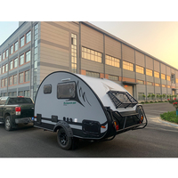 Gengxin Camping Van Motorhome Petit Camping RV Remorques Teardrop Mini Camper Caravan Van Off-Road Travel Trailer