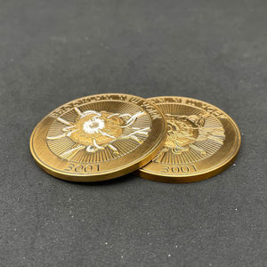 ทองเหลือง3D เหรียญโลหะศรีลังกาว่างเปล่าออกแบบโลโก้ของคุณเอง - Product Image 2