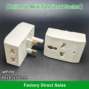 ปลั๊กแปลงไฟแบบพกพา RUIPEIN UK-<span class=keywords><strong>Plug</strong></span> 02 สำหรับเดินทาง ปลั๊กไฟอเนกประสงค์ รองรับกระแสไฟ 13A มีเต้ารับไฟฟ้า 3 ช่อง ผลิตจากวัสดุ PC - Product Image 3