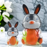 MINICRUSH Bunny Candy Toy HACCP halal Mixed Fruit Jelly Candy Coconut Jelly Pudding