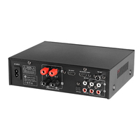 Marka yeni 200-Watt Mini boyutu alüminyum alaşım ev amplifikatör yüksek kaliteli Stereo dijital DSP USB Mic BT ses Karaoke için özellikler