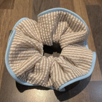 Élastiques à cheveux rayés faits à la main, accessoires pour cheveux, attaches pour queue de cheval, bandeaux pour femmes - Logo personnalisé, vente en gros