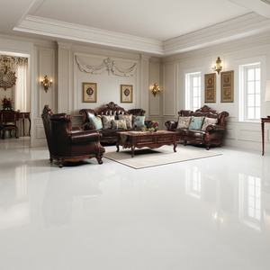 Juego de Sofás de Cuero Genuino de Lujo Americano, Muebles Clásicos para Sala de Estar, Conjunto de Sofás Personalizado para Villa - Product Image 1