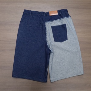 Custom 100% Cotton Oversize Fit Raw Denim Shorts High Quality Men's Denim Shorts Streetwear Summer 2026 - Product Image 2