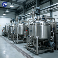 Fabricant de réservoirs de mélange en acier inoxydable personnalisés de 500L à 5000L, réservoir agité à double enveloppe pour la transformation des boissons et du lait