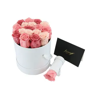 China Wholesale Everlasting Flower Preserved Rose in Box Valentine Christmas Romantic Gift for Girl