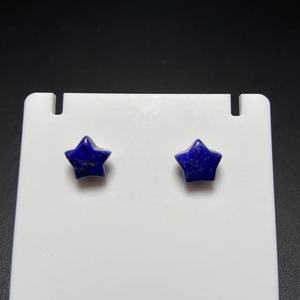 Orecchini in argento sterling 925 con pietre preziose curative di cristallo naturale in cristallo grezzo - Product Image 6