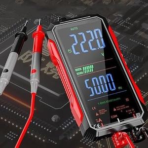 Multímetro con Pantalla LCD <span class=keywords><strong>DR</strong></span> PLC Core, 380V 1.5kW, Medidor de Inspección y Mantenimiento para Electricistas, Amperímetro, Voltímetro, Batería 9V 6F22, 1 Año de Garantía - Product Image 4