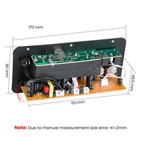 BT amplifikatör AC220V 12V 24V Mono Subwoofer ampliampliçift mikrofon 6-12 inç hoparlörler için Karaoke amplifikatörler