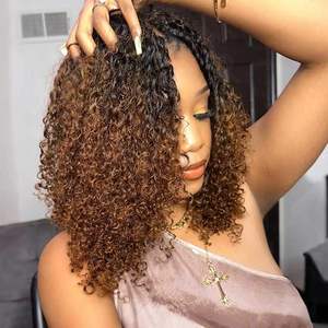 Cheveux humains vierges 1B/30 <span class=keywords><strong>Miracle</strong></span> Knots en vrac pour tresses au crochet, pré-bouclées, 12-30 pouces, texture naturelle, vente en gros directe usine OEM - Product Image 4
