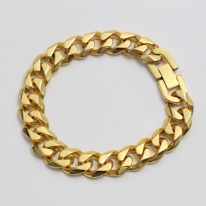 Bracelet vintage classique en acier inoxydable, ton argenté, style cubain, finition antique |   Hypoallergénique, imperméable, ne se décolore pas, pour hommes, pour les soirées - Product Image 5