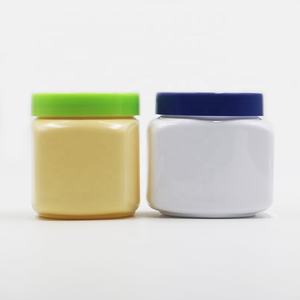 250ml Cosmétique en plastique PET blanc pour pot de <span class=keywords><strong>vaseline</strong></span> avec couvercle à vis pour lotion de soin de la peau et emballage de crème pour les yeux - Product Image 1