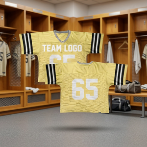 Los Mejores Jerseys de Fútbol Americano Personalizables - Transpirables, de Secado Rápido, Manga Corta, 100% Poliéster, Alta Calidad - Product Image 1