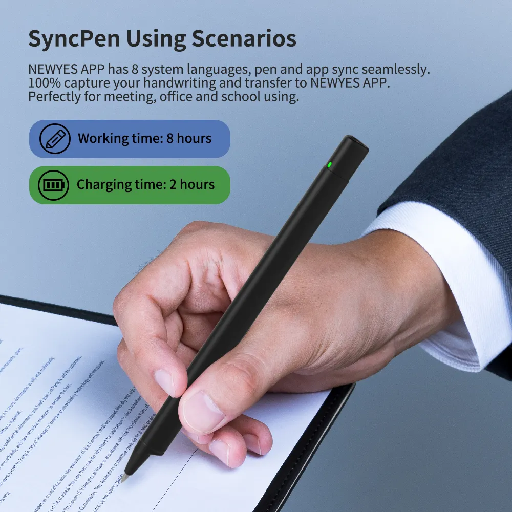 NEWYES סיטונאי ענן מחברת מחיק Smartpen כתיבה דיגיטלית חכם עט