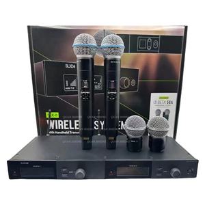 Micrófono de Mano Metálico Portátil Ligero Omnidireccional UHF True Diversity de 2 Canales Dinámico de Alta Calidad SLXD4D - Product Image 5