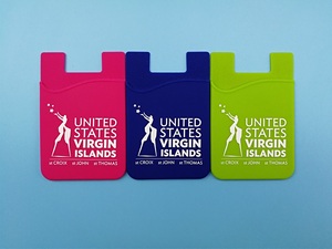 Custom Silicone Phone Wallet Card Holder Adhesive Promotional Business Gifts for Promotions & Giveaways