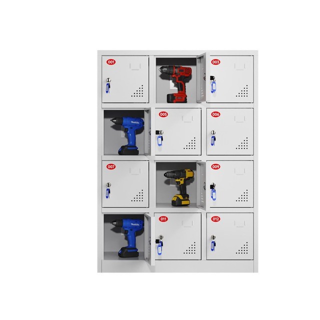 Steel Cell Phone & Mobile Phone Charging Locker Customized Lock Modern Design Durable Storage Cabinet for School Workshop Use