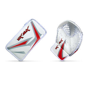 Ensemble d'équipement de protection pour gardien de but de hockey, patins à roulettes, équipement de gardien de but de hockey sur gazon, attrapeur et bloqueur - Product Image 1