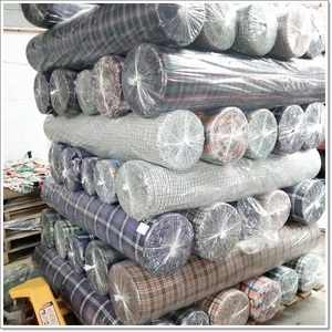 Lot de stock de <span class=keywords><strong>tissu</strong></span> de chemise à carreaux 100 % coton teint en fil de haute qualité, fabriqué en Chine, <span class=keywords><strong>fournisseur</strong></span> à Keqiao - Product Image 3