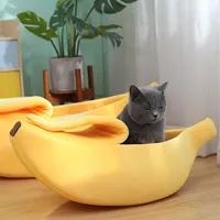 Lit pour animaux de compagnie personnalisable pour petits et moyens chiens et chats, style moderne, en nylon écologique, confortable, pour un sommeil profond, avec motif uni