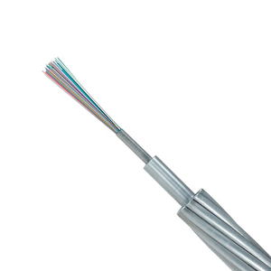 Cable de Fibra Óptica OPGW Confiable <span class=keywords><strong>y</strong></span> Económico, Monomodo G652D, de 24 a 288 Núcleos, Comunicación Aérea por Línea Eléctrica - Product Image 3