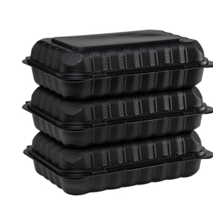 Fournisseur d'usine Emballage d'aliments à emporter Boîtes à lunch en plastique jetables à 3 compartiments Fabricant de conteneurs d'aliments préparés - Product Image 1