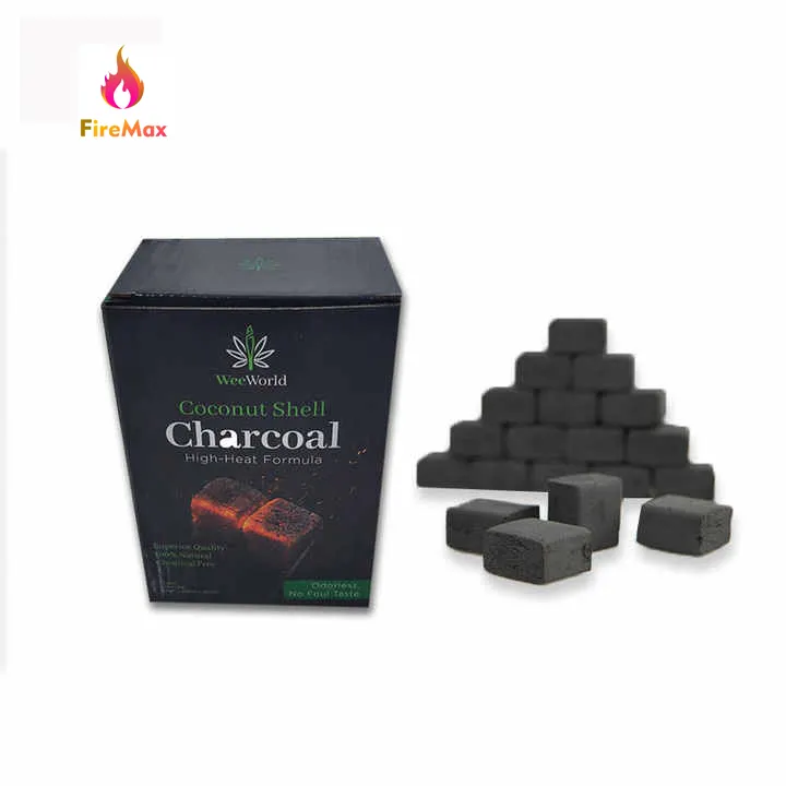 FireMax all'ingrosso narghilè cubo di cocco carbone 100% natura guscio di cocco carbone