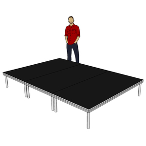 1.22x1.22m cho sự kiện buổi hòa nhạc sân khấu nhôm nền tảng sân khấu di động - Product Image 1