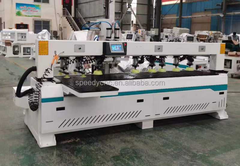 Panel Boring China Wood Panel Board Vertical Horizontal Boring Machine Four Spindles ...