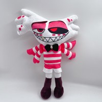 Nouvelle Peluche Ours Super Douce Personnage Méchant Extrême de Hazbin Hotel, Cadeau Clown de l'Hôtel de l'Enfer avec Rembourrage en Coton PP, Coussin pour Enfants