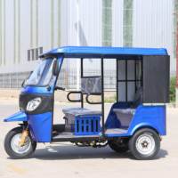 Tuk-tuk d'exportation à essence, double étage, avec moteur vertical refroidi par eau, carrosserie ouverte