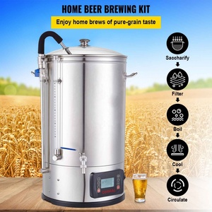 Machine à brasser électrique tout-en-un Guten 40L pour brassage maison, cuve de mouture 220V - Product Image 4
