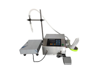Máquina de Llenado de Líquidos Semiautomática Digital CNC para Detergente Lavavajillas, Alcohol, Detergente para Ropa, en Botellas de Plástico y Vidrio - Product Image 1