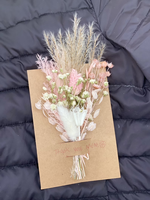 Buket Bunga Kering Mini Dekorasi Meja  Rangkaian Botol Susu Kecil  Hadiah Kotak Surat  Pampas  Boutonniere BOHO Bunga Kue