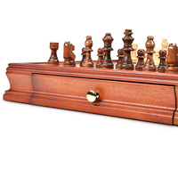 Jeux de société classiques personnalisés, jeux d'échecs avec 2 reines supplémentaires, jeu d'échecs magnétique en bois