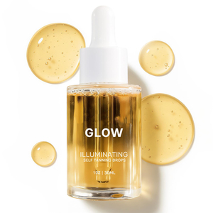 <span class=keywords><strong>Gotas</strong></span> <span class=keywords><strong>Autobronceadoras</strong></span> Personalizables con Escualano Vegano Orgánico y Ácido Hialurónico, Suero para el Cuidado de la Piel con Efecto Suavizante Facial, Bronceador con DHA - Product Image 1