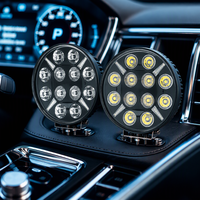 Phare de travail LED rond de 9 pouces, 120W, 12V/24V, double mode, pour camion, 4x4, SUV, UTV, ATV