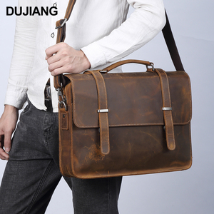 Sac <span class=keywords><strong>pour</strong></span> <span class=keywords><strong>ordinateur</strong></span> portable <span class=keywords><strong>pour</strong></span> hommes d'affaires, sac à bandoulière en <span class=keywords><strong>cuir</strong></span> véritable <span class=keywords><strong>pour</strong></span> <span class=keywords><strong>ordinateur</strong></span> de bureau, sac <span class=keywords><strong>pour</strong></span> hommes, sac à main, mallette en <span class=keywords><strong>cuir</strong></span> Crazy Horse - Product Image 6