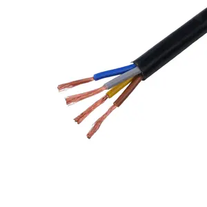 Rvv High Quality Multi-core electrical wire 2.5 2 3 4 5 Cores insulated copper wire H05vv-f Flexible electric wire cable copper