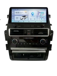 หน้าจอปรับแต่งได้ขนาด 12.3 นิ้ว สำหรับเครื่องนำทาง GPS แนวตั้งแบบ -Style ระบบ Android 14 DSP Wireless CarPlay <span class=keywords><strong>Safari</strong></span> Patrol Y62 QX80 QX56 ปี 2010-2021 - Product Image 4