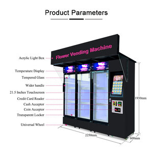 Topkeuzes Automatische Bloemenautomaat Gekochte Koelcel Vendingmachine Buiten Bloemen Vendingmachine voor Luchthavens - Product Image 2