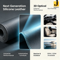 Jemery Smart Metallic Stretch Silicone Leather 3D Texture Thermochromic Photochromic Color Changing Material for Car Decoration