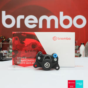 קליפר בלם אחורי כפול בוכנות מאלומיניום 84 מ\\\"מ 34 מ\\\"מ לאופנוע אוניברסלי עבור סוזוקי ימאהה RSZ JOG NIU קטנוע שטח - Product Image 2