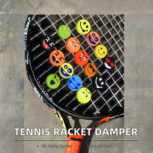 Patrón personalizado Anti-Vibración Raqueta DE TENIS Amortiguador Raqueta de tenis de silicona Amortiguador de vibraciones - Product Image 4